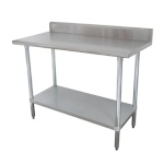 Advance Tabco KLAG-248-X - Work Table, 96 x 24 inch, 16 gauge 430 series stainless steel