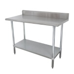 Advance Tabco KMSLAG-307-X - Work Table, 84 x 30 inch, 16 gauge 304 stainless steel