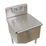 Advance Tabco LSC-242 - Stainless steel sink cover for budget sink 24 x 24 bowl,