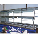 Advance Tabco NDSG-18-84 - Food Shield, self service, double tier, 84