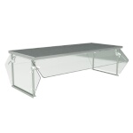 Advance Tabco NSGD-26-2WELL - Food Shield, self-service, double sided, 33-11/16