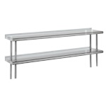 Advance Tabco ODS-15-60R - Overshelf, table mounted, double, 60