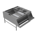 Advance Tabco PR-42X30-10-L - Pass-Thru Workstation, 42