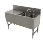 Advance Tabco PRB-19-42R - (2) Compartment Underbar Sink, 48