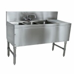 Advance Tabco PRB-19-43L - (3) Compartment Underbar Sink, 48