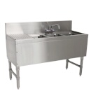 Advance Tabco PRB-19-53R - (3) Compartment Underbar Sink, 60