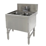 Advance Tabco PRB-24-22C - (2) Compartment Underbar Sink, 24