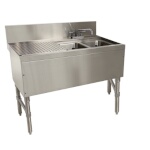 Advance Tabco PRB-24-32R - (2) Compartment Underbar Sink, 36
