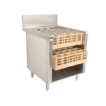 Advance Tabco PROR-24-24 - Prestige Underbar Glass Rack Storage Unit, open top,