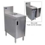 Advance Tabco PRSJT-12-DR - Prestige Trash Receptacle Cabinet with Door, 12