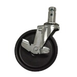 Advance Tabco RA-26 - Bolted Stem Caster with brake, 5