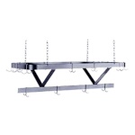 Advance Tabco SC-144 - Pot Rack, ceiling hung, triple bar, 144