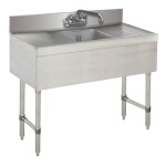 Advance Tabco SLB-31C - (1) Compartment Sink Unit, 36