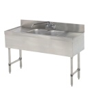 Advance Tabco SLB-42C - (2) Compartment Sink Unit, 48