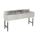 Advance Tabco SLB-53C-X - (3) Compartment Sink Unit, 60