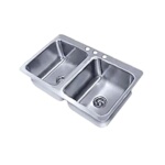 Advance Tabco SS-2-3321-12 - Smart Series Drop-In Sink, 2-compartment, 14