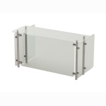 Advance Tabco STFC-12-48 - Food Shield, cafeteria style with fixed front glass, 48