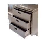 Advance Tabco SU-47 - Add stainless steel concealing drawer fronts to SU-46 slid