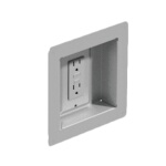 Advance Tabco SU-62C - Duplex Outlet, with GFI, recessed in bar die wall (wiring by others)