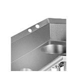 Advance Tabco TA-107 - Anti-Siphon vacuum breaker holes in splash, (2) holes, ba