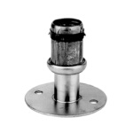 Advance Tabco TA-19 - Flanged Bullet Foot, stainless steel (per foot)