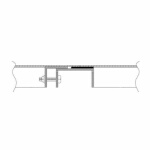Advance Tabco TA-57B - Compressed Field Joint, mechanically joined fine line sea