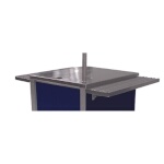 Advance Tabco TA-74 - Fixed solid tray slide on front or rear of tables (drop do