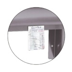 Advance Tabco TA-77 - Check minder shelf provision, (factory installation only)