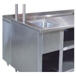 Advance Tabco TA-92 - Apron in front of sink or drop in (per linear foot) (note: