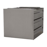 Advance Tabco TA-SHD-3 - Side closure panel for a triple tier 20
