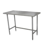 Advance Tabco TMSLAG-246-X - Work Table, 72 x 24 inch, 16 gauge 304 stainless steel