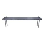 Advance Tabco TS-12-132 - Overshelf, table mounted, single, 132