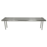 Advance Tabco TS-12-72R - Overshelf, table mounted, single, 72