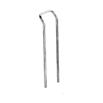 Advance Tabco UCH-24 - Lite Series Utility Cart Handle, chrome plated, heavy du