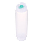 AllPoints 185673 - FIFO BOTTLE, 16 oz., dispensing cap with small sized green valve