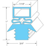 AllPoints 25262 - Refrigerator Door Gasket, magnetic, 23-3/16