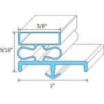 AllPoints 741173 - Refrigerator Door Gasket, magnetic, 13-1/2