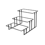 American Metalcraft IS18 - Display Stand, 3-tier, 20
