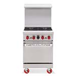 American Range AR-4NG - Heavy Duty Restaurant Range, natural gas, 24 inch