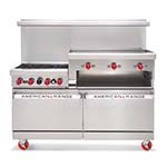 American Range AR-4B-12RGNG - Heavy Duty Restaurant Range, natural gas, 36 inch