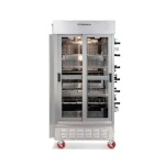 American Range ACB-7NG - Rotisserie Oven, natural gas, (7) heavy duty chrome plated spits w/individual gear motors