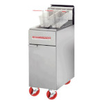 American Range AF-35/50 - Gas Tube Fryer, floor model, 50 lb. capacity, thermostat control