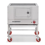 American Range AMSQ-48 - Wood CharBroiler, 48
