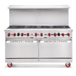 American Range AR-10LP - Heavy Duty Restaurant Range, liquid propane, 60 inch