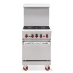American Range AR-4LP - Heavy Duty Restaurant Range, liquid propane, 24 inch