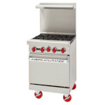 American Range AR-4-SB - Restaurant Range, gas, 24