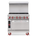 American Range AR-6 - Heavy Duty Restaurant Range, gas, 36