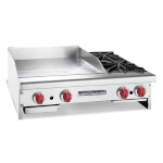 American Range AR24-12G2OBNG - Countertop Griddle/Open Burner Combo, natural gas, 24