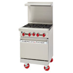 American Range ARGF-4-SB - Green Flame Range, gas, 24