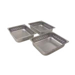 Antunes 7000704 - Steam Food Warmer Pan, size 1/2, set of three, stainless steel